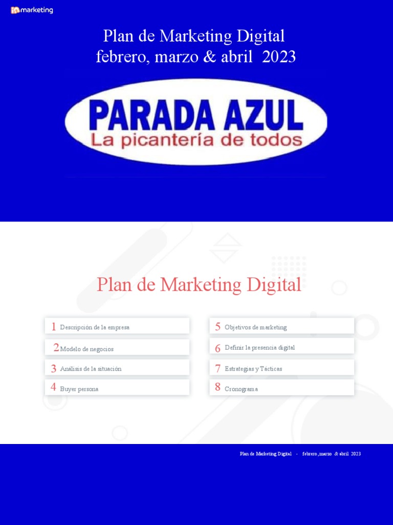 Plan de Marketing | PDF | Marketing | Publicidad digital