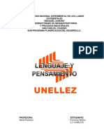 Lenguaje y Pensamiento. Francisco Molina 19.8888.375