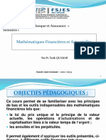 Math Matiques Financi Res Et Actuarielles