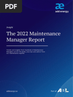 The 2022 Maintenance Manager Report