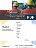 Code on Occupational Safety, Health & Working Conditions 2020