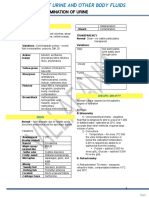 Physical Characteristics of Urine