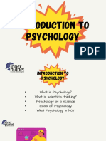 MyCaptain Workshop 1 - Intro To Psychology