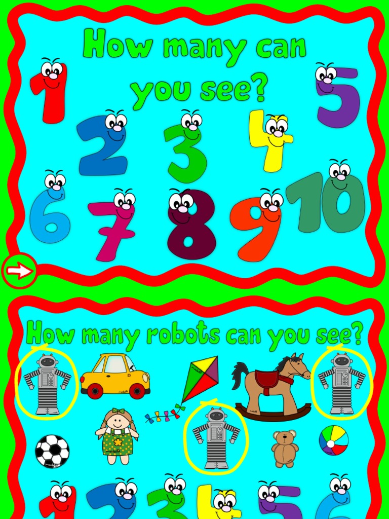 Numbers 1 10 Game Counting