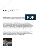 Evaporator - Wikipedia Bahasa Indonesia, Ensiklopedia Bebas