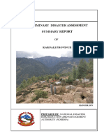 Preliminary Damage Assessment Summary Report of Karnali