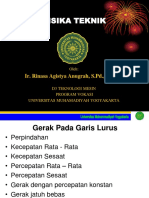 Gerak Pada Garis Lurus