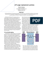 Windows NT Page Replacement Policies Explained