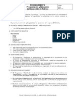 Procedimiento de Programación de Reparación de Activos