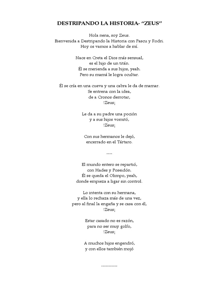 Destripando La Historia-ZEUS PDF | PDF