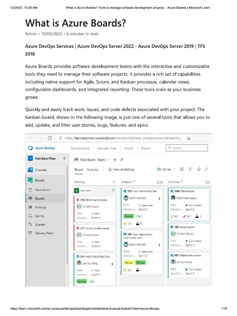 What Is Azure Boards PDF