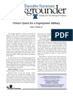 China’s Quest for a Superpower Military