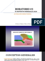 Clase 3 - Alteración Hidrotermal