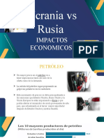 Impactos económicos de la guerra entre Ucrania y Rusia: petróleo, fertilizantes, trigo y dólar