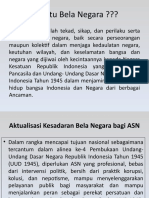 Aktualisasi Kesadaran Bela Negara Bagi ASN