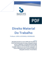 Direito Material Do Trabalho Prof. João Bonelli