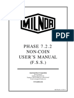 PHASE 7.2.2 Non-Coin User'S Manual (F.S.S.) : American Dryer Corporation