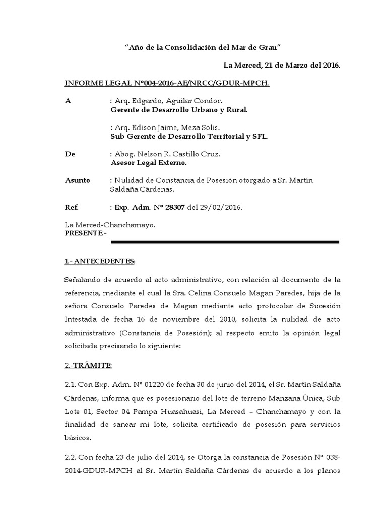 04.-28307-2015-Informe de Nulidad de Constancia de Posesión - Martin ...
