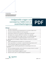 Veelgestelde Vragen Over Het Coronavirus (SARS-CoV-2) in Een Zwem (Bad) Omgeving - Versie 2020 05 24