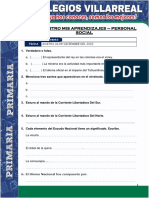 06-12-2021 - EXAMEN DE PERSONAL SOCIAL - 3er Grado 2021