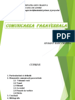 Comunicarea Paraverbala