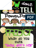 Show Dont Tell Powerpoint Writing Lesson