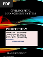 Civil Hospital Management System