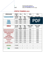 OFERTA Arbusti TOAMNA 2022