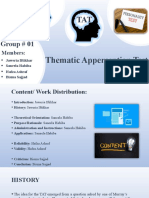 Presentation of Psychological Assessment Theory by Group # 01