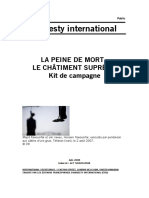 La Peine de Mort - Le Châtiment Suprême by Amnesty International