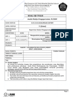 SOAL ESAI - LEVEL 5 Pengoperasian PLTS