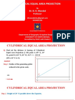 Cylindrical Eq Area 2 SP Length and Bearing