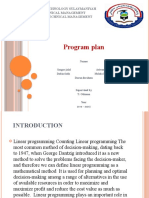 Program Plan