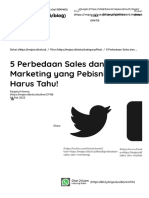 5 Perbedaan Sales Dan Marketing Yang Pebisnis Harus Tahu!