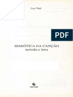 Tatit (1994) Semiotica Da Cancao
