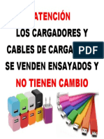 Letrero Cargadores