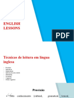 Aula 22 - Técnicas de Leitura em Língua Inglesa