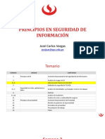 Principios en Seguridad de Información: José Carlos Vargas