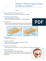 Correlações clínicas e tópicos importantes - Locomotor