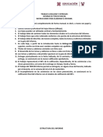 Estructura, Guia e Instrucciones Del Informe 3 Parcial Biologã - A 2022