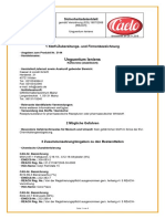 Unguentum Leniens: Sicherheitsdatenblatt