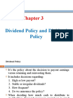 Dividend Policy and Dividend Policy