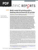 Multi-Metal 4D Printing With A Desktop Electrochemical 3D Printer