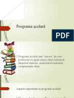 Programa Școlară