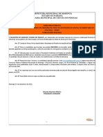 Concurso Público Edital de Resultado Do Pedido de Isenção Da Taxa de Inscrição Do Edital de Abertura #/2022 - SEGEP PUBLICAÇÃO 003/2022