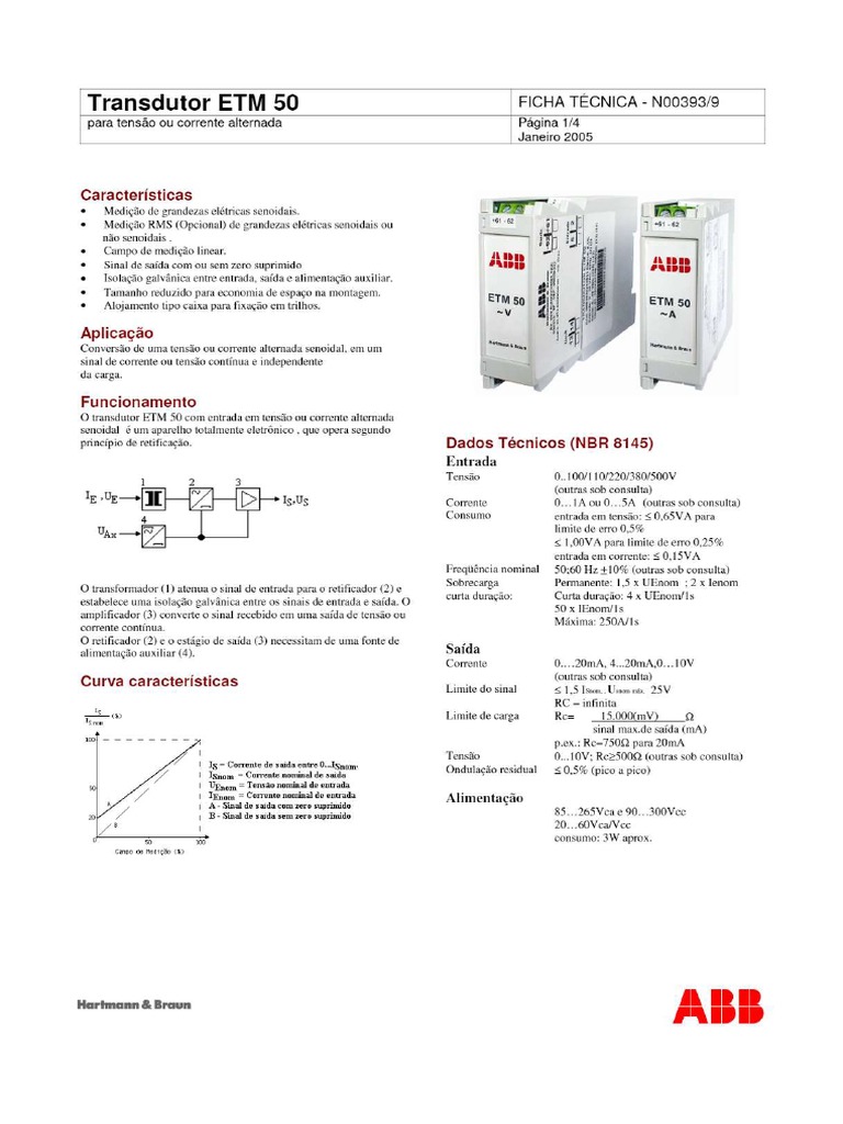 Manual Tecnico Etm 50 | PDF