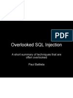 Overlooked SQL Injection 20071021