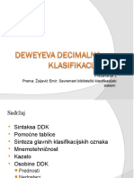 Deweyeva Decimalna Klasifikacija - PPT Con Slide 2