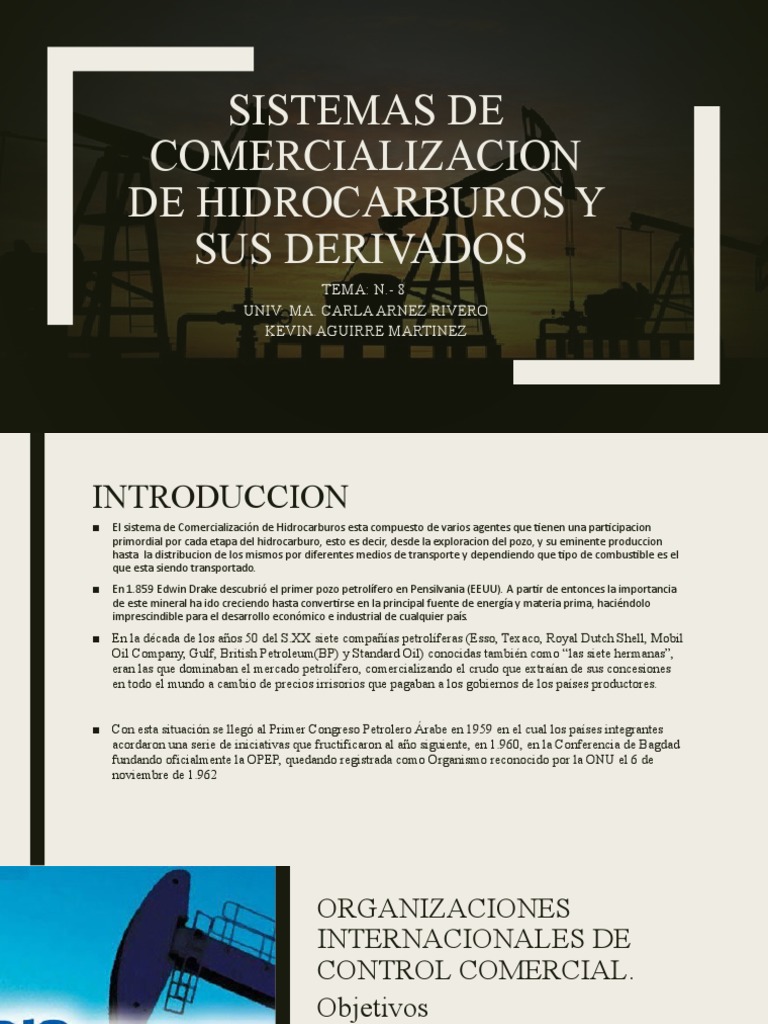 Comercialización de Hidrocarburos y Derivados | PDF | Petróleo | OPEP