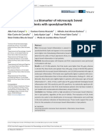 2022 - Fecal Calprotectin As A Biomarker of Microscopic Bowel Inflammation in Patients With Spondyloarthritis